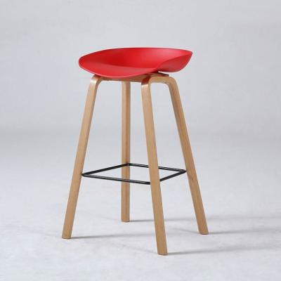 China Modern Hot Sale Restaurant Cafe Restaurant Seat Plastic Bar Furniture Counter Height Bar Stool Umpire Chair for sale