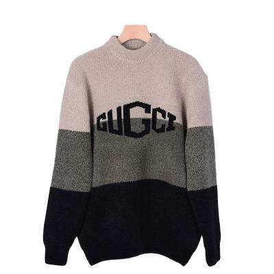 China Anti-wrinkle Men's Stylish Knitwear Casual Slim Fit Cable Knit Pullover Jumper Crew Neck Knitted Sweater for sale