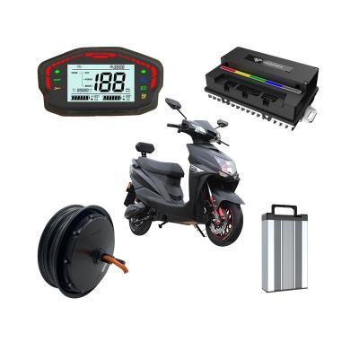 China India High Power 72v 1200w 10Inch 12inch Waterproof Hub Motor Kit With Battery for sale