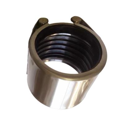 China MF General Pipe Repair Clamp / SS304 EPDM Long Type Pipe Leak Repair Clamp for sale