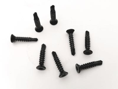 China Countersunk Head Self Drilling Screws Black Anticorrosive Coated Torx Socket for sale