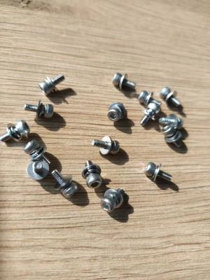 China Little Size SEMS Screw /Combination Screw Composed of Allen Cap Head Screw, A Flat Wahser & a Spring Washer for sale