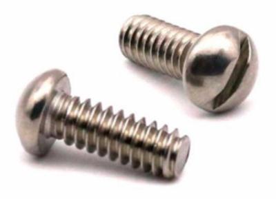 China ASME/ANSI B 18.6.3/QJ2837 Slotted Round Head Bolt / Mechine Screw with Full Thread Coverage for sale