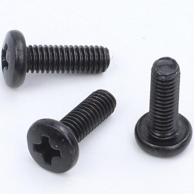 China M3,M5,M6, M8 Black Cross Recessed Pan Head Screw Blunt Point Type for Solar Panel Installation for sale