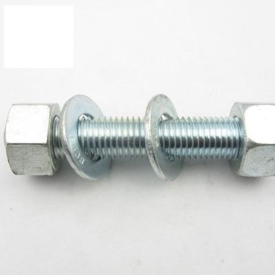 China Size M2-M72 Metric Fully Threaded Rod Stud with 2 Heavy Hex Nuts and 2 Washers Plated with Zinc for sale