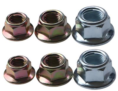 China Fine Thread Hex Flange Nut Standard ISO7044 for Fastening And Securing for sale