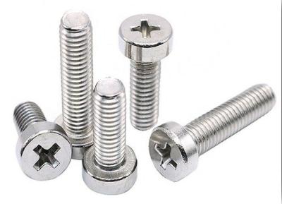 China Customized Cross Recessed Screw , Stainless Steel Fillister Head Screw for sale