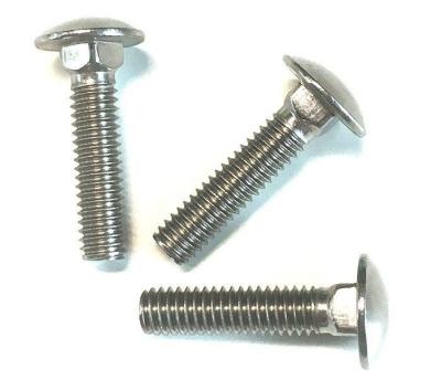 China Carbon Steel / Stainless Steel Round Head Bolts , Industrial Square Neck Bolt for sale