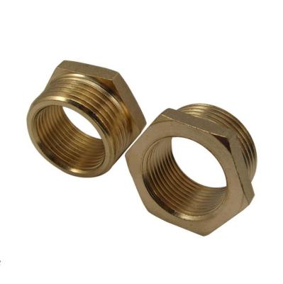 China Brass Thread Npt Hex Head Bushing Male Female Hydraulic Bushing for sale