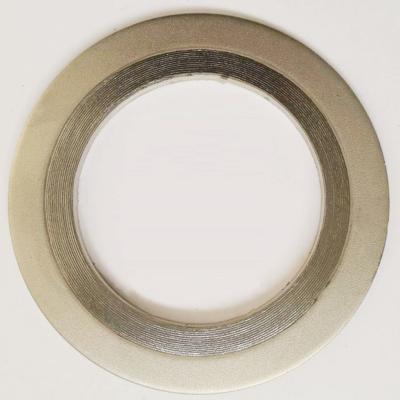 China ASME B16.5 Flange Ss Spiral Wound Gasket CG Type With Outer Rings for sale