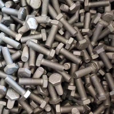 China DIN 933 Full Thread Hex Head Bolt Fasteners Dacromet Coating For Farming Silos for sale