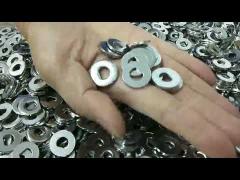 D Shaped Mechanical Fasteners Flat Stainless Steel Washers