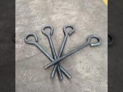 Carbon Steel / Stainless Steel Eyelet Anchor Bolt High Strength For Concrete Foundation