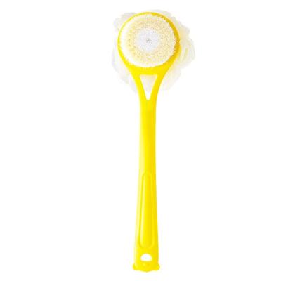 China All Natural Long Plastic Handle Back Sweep Nylon Shower Skin Care Body Bath Brush OEM ODM Body Cleaning Brushes With Customers Logo for sale