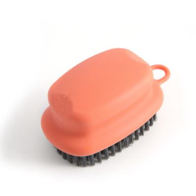 China All Natural Scrub Brush With Soap Dispenser Srubber Cleaner Good For Dish Pan Pot Washing Sink And Bathroom Cleaning Kitchen for sale