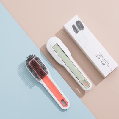 China All Natural Shoe Brush Cleaner Shoe Wash Sweep Clean Soft Hair Multifunctional Home Shoe Brush For Clothes Kichen Accessories Home Use for sale