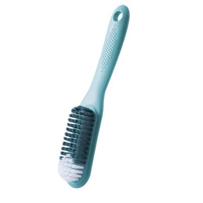 China Natural High Quality Long Handle Shoe Cleaning Brush Soft Stiffens Plastic Cleaning Brush for sale