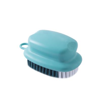 China 2023 New Household Goods All Natural Soft Laundry Clothes Shoes Rubbing Brush Automatic Liquid Filling Cleaning Brush for sale