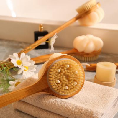 China All Natural Wholesale Silicone Body Cleaning Brush USB Rechargeable 2 Speeds Rotating Shower Brush Waterproof Electric Spa Bath Brush for sale