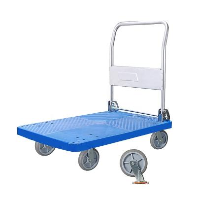 China Load capacity Four-wheeled collapsible hand-pulled trolley carrying material load for sale