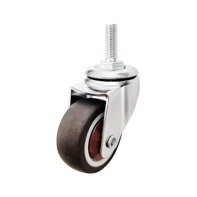 China Flat Free Clothing Stores Building Materials Stores Chrome Plating Light Duty Casters for sale