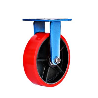 China Maintenance companies CZX-TXJZ-150D Height Adjustable Caster Iron Core Polyurethane Casters Heavy Duty for sale