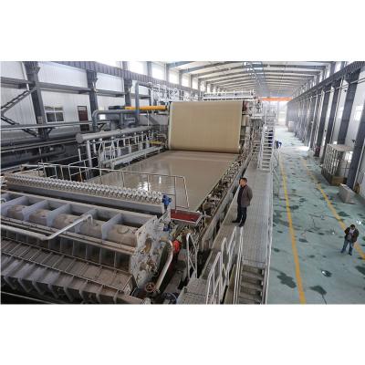 China Kraft Paper Making Industry B Flute Paper Marking Machine Single Facer Corrugator Roll Piping Machine for sale