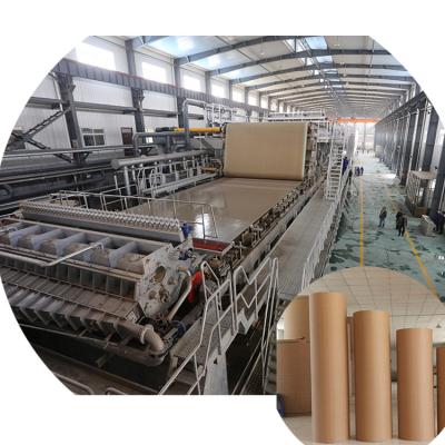 China Paper industry 200 ton recycle paper machine 2nd hand corrugated box making machine for sale 5t paper packing machine for sale