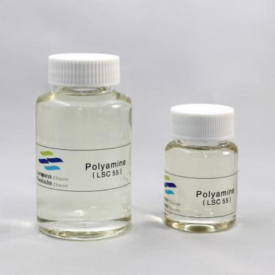 China Light Yellow Viscous Liquid Cationic Polyamine Flocculant Solid 50% Waste Water Oil-Field for sale