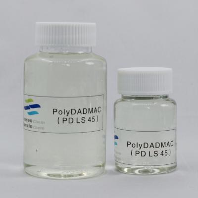 China liquid dadmac polymer 40% Polydadmac Ammonium Coagulant Polymer polyDCD organic coagulants filtration applications for sale