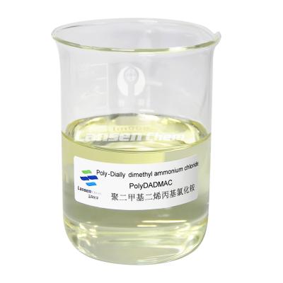 China Highly Effective Polydadmac Coagulant For Wastewater Treatment With Potent Cationic And Adsorbent Functional Groups for sale