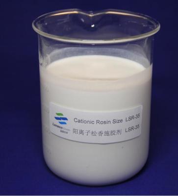 China Stable Cationic Rosin Size 35% Solid Content White Emulsion PH 2-4 Eco Friendly for sale