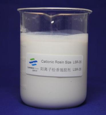 China Emulsion Textile Sizing Chemicals Cationic Dispersing Rosin Sizing Agent 35% Solid Content for sale