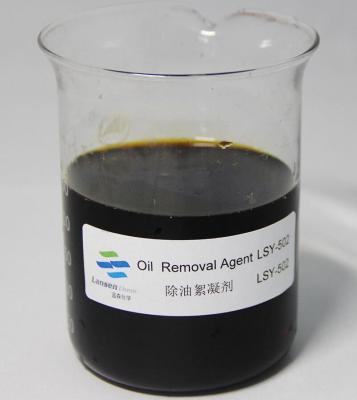 China pH value 2-5 High Efficiency Oil Removal Agent Oily Wastewater Yellow Yellowish Brown Liquid LSY-502 for sale