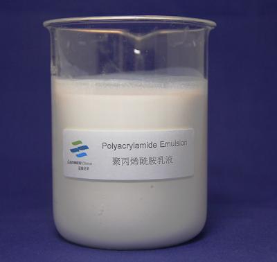 China White PAM Emulsion High Molecular Weight Polymer Flocculant Chemical Auxiliary Agent for sale