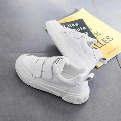 China Korean Style Women's Breathable Sneakers White Women's Sports Shoes Spring Anti-slippery Velcro Shoes NEW For Student Women Shoes for sale