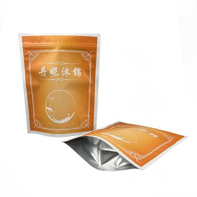 China Wholesale Price BIODEGRADABLE Custom Printed Skin Care Product Aluminum Foil Packaging Bag With Resealable Vertical Zipper Bag for sale