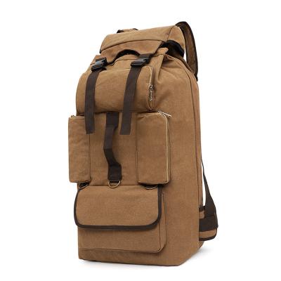 China Durable Travel Tote Cubes Outdoor Vintage Canvas Rucksack Rucksack Travel Hiking Backpack for sale