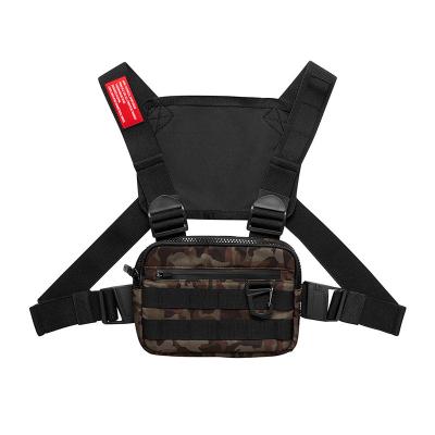 China Fashion Chest Front Bag Pouch Multipurpose Sport Backpack Tactical Nylon Daypack Chest Rig For Women Men for sale