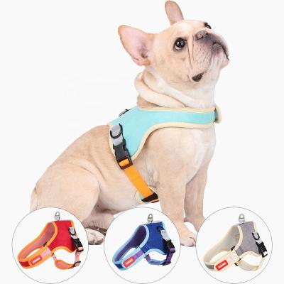 China Wholesale Pet Safe Adjustable Adjustable Pet Dog Dog Harness Adjustable Nylon Padded Adjustable Dog Harness Manufacturer Wholesale Pet Safe Viable Walk Suede for sale