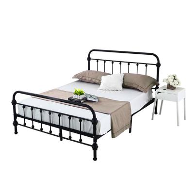 China Storage ISO9001 Certificate Factory Manufacture OEM Size Adult Home Furniture Classic Metal Bed for sale