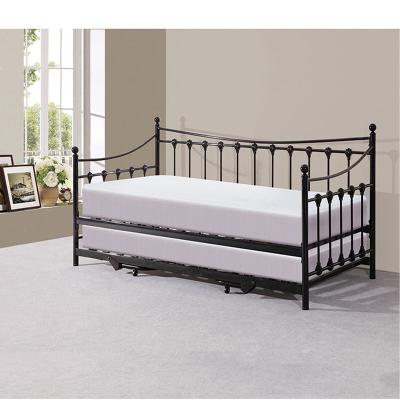 China New Design Europe Style Daybed Storage Sofa Convertible To Bed, Metal Frame Sofa With Foldable Metal Bed for sale