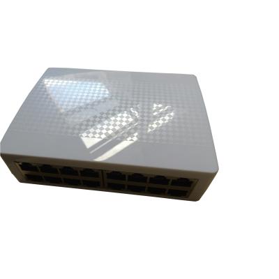 China Stackable 16port 10/100M Ethernet network unmanaged switch with plastic housing for sale