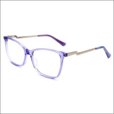 China Reading Glass Optical Frames Woman Acetate Eyewear Frame Colorful Eyewear Glass Eyewear for sale