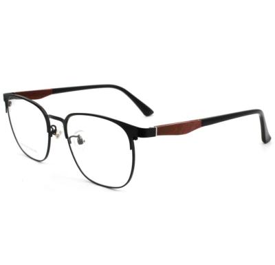 China Reading Glass Eye Glass Designer Eye Frames Colored Stainless Stleel Eye Frames Optical Glasses for sale