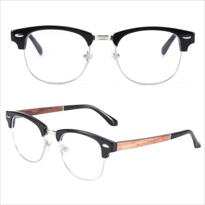 China Reading High Quality Classical Eye Wear Frames Wooden Ready Running Optical Frame Eye Wear Optical Frames for sale