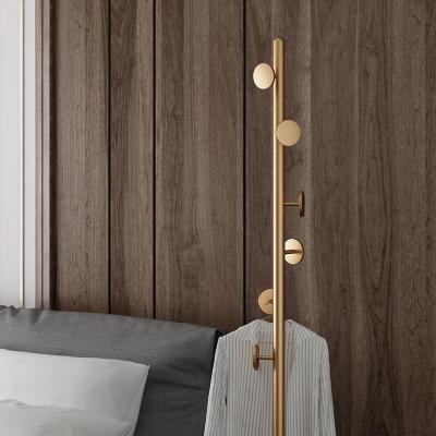 China Modern light luxury style household metal hanger living room marble base coat hanger for sale