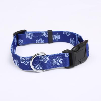 China Small Viable Dog Collars With Metal D-Ring And Plastic Buckle China Manufacturer for sale