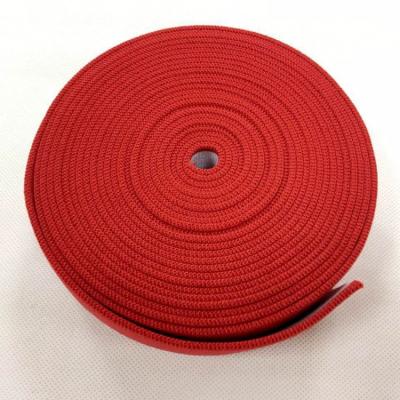 China Jacquard durable nylon elastic 4cm with brushed webbing for sale