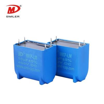 China Original power equipment manufacturer absorption electrical prot capacitors 400v 5uf MKP LM capacitors with 4 pins 2pins DC link capacitors for industrial for sale